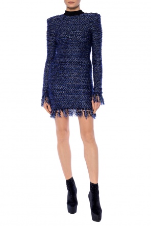 Pleciona sukienka ze stójką, zdjęcie 2 Pleciona sukienka ze stójką od Balmain